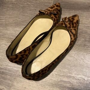 Sarah Flint Leopard Natalie Flats | Size: 38